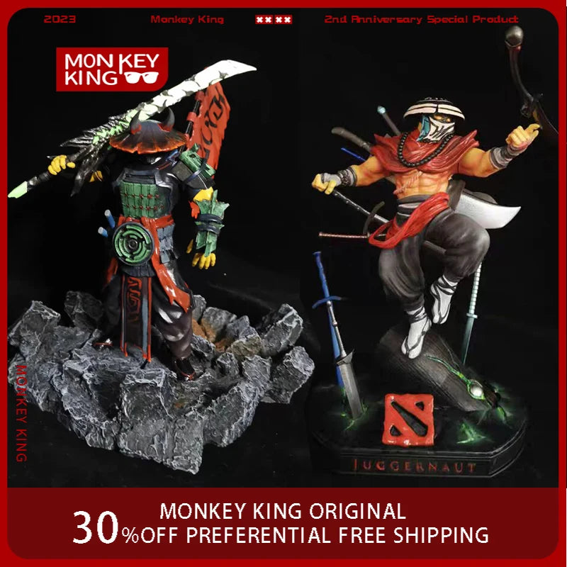 20cm DOTA2 Figure JUGG Handmade Customization Anime Collectible Model Resin Desktop Decorations Holiday Gifts Children Toys
