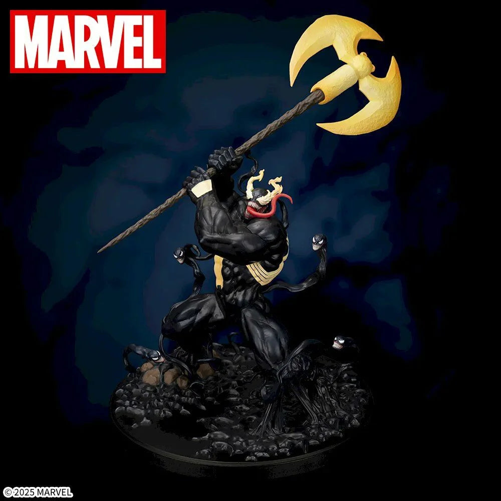 Original Sega Spider-Man Anime Venom Luminasta Anime Figure Action Figurine Model Figuarts Collection Decoration Toys