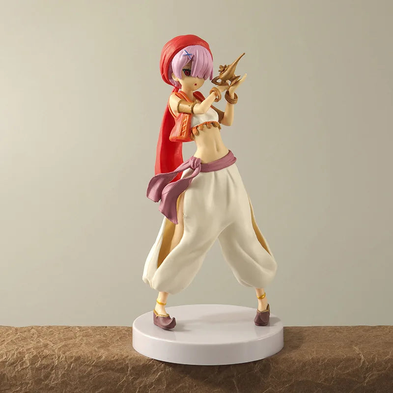 25cm Re:ZERO Starting Life in Another World Anime Figure Rem & Ram Twins Action Figure Rem/Ram Figure Collection Model Doll Toys