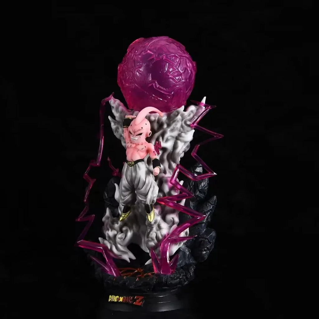 25cm Dragon Ball Anime Figure Majin Buu Immortal Peripheral PVC Model Scene Glow Statue Desktop Decoration Ornaments Gifts Toys