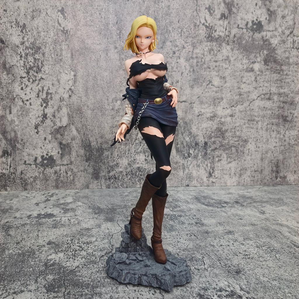 Dragon Ball 30cm Anime Figure Sexy Android 18 Pvc Action Figurine Model Statue Toys Statue Doll Collection Decoration Toys Gift