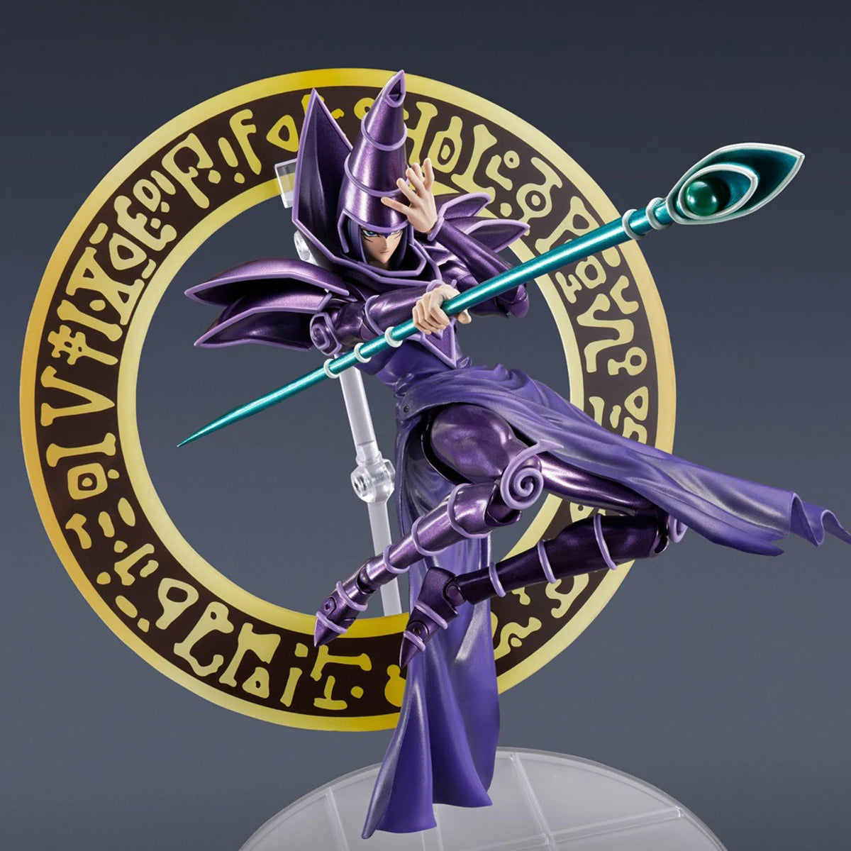100% Original in Stock Bandai Spirits S.H.MonsterArts Yu-Gi-Oh! Duel Monsters Black Magician Collection Series Action Figure
