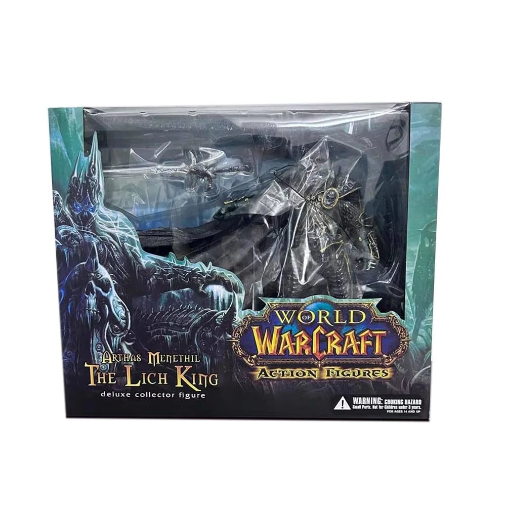 WOW Игра Fall of The Lich King Arthas Illidan Stormrage Фигура Demon Form Series Екшън Фигурка Модел Играчки Кукла Подаръци за Рожден Ден