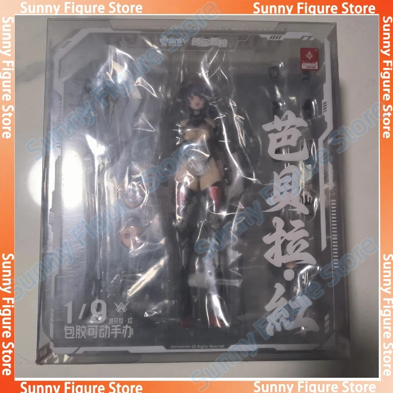 In Stock AniMester 1/9 21cm Thunderbolt Barbera Red Sexy Girl Doll Figure Anime Action Figures Toys Models Gift PVC Collectible