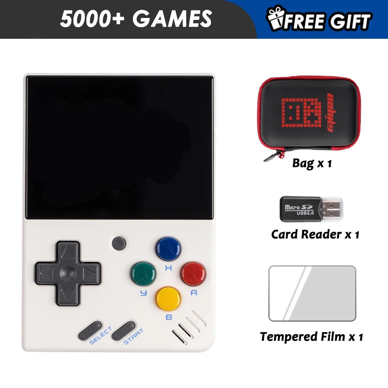 AMPOWN Miyoo Mini V4 Consoles Handheld Game Players 2.8'' IPS OCA Portable Video Game 2000mAh Linux System Retro Game Console