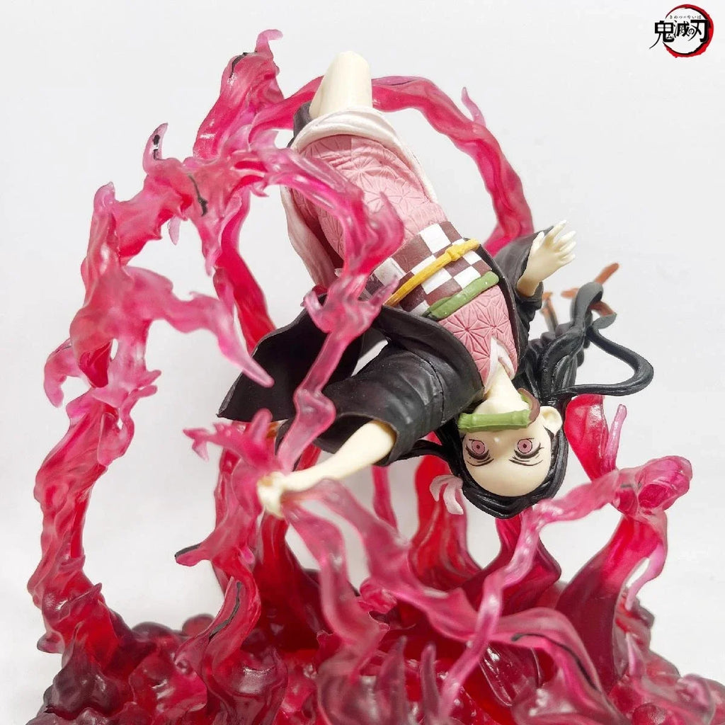 Dämonentöter Anime Figur Kamado Nezuko Völlig dämonisierte Statue PVC Action Figur Sammeln Dekoration 16cm Modell Spielzeug Geschenk