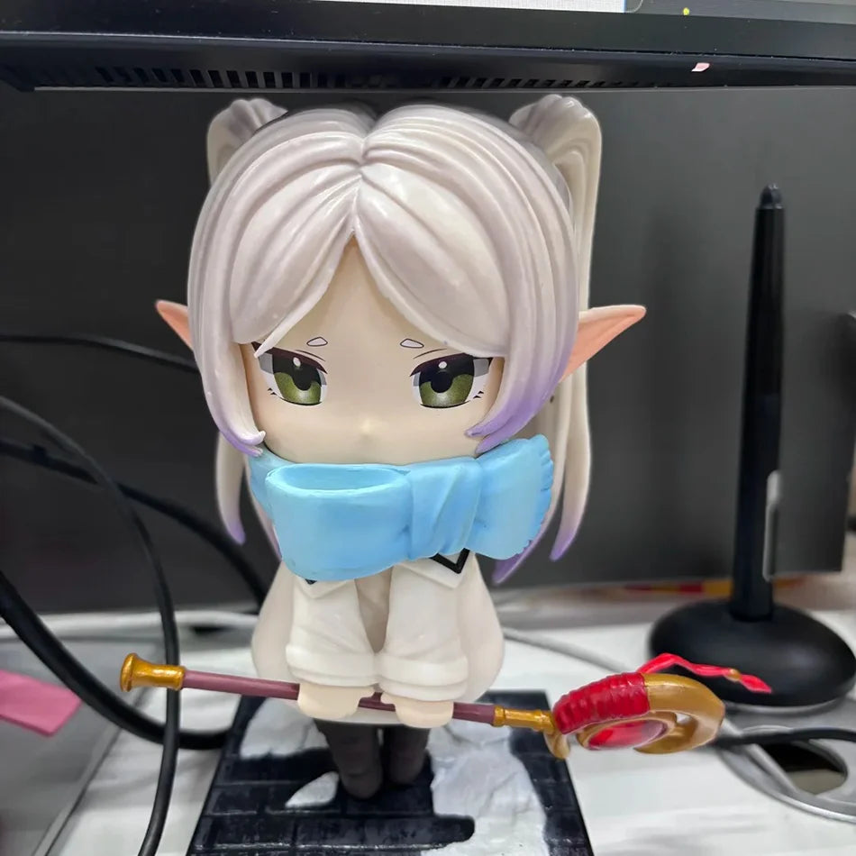Anime Figure Luminasta Frieren: Beyond Journey's End Winter Clothing Frieren Cartoon Kawaii Model Collection Doll Toy For Kids