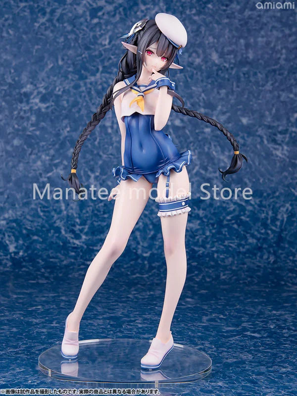 AmiAmi x AMAKUNI Original PHANTASY STAR ONLINE 2 es Blue Sea Annette 1/7 PVC Action Figure Anime Model Toys Doll Gift