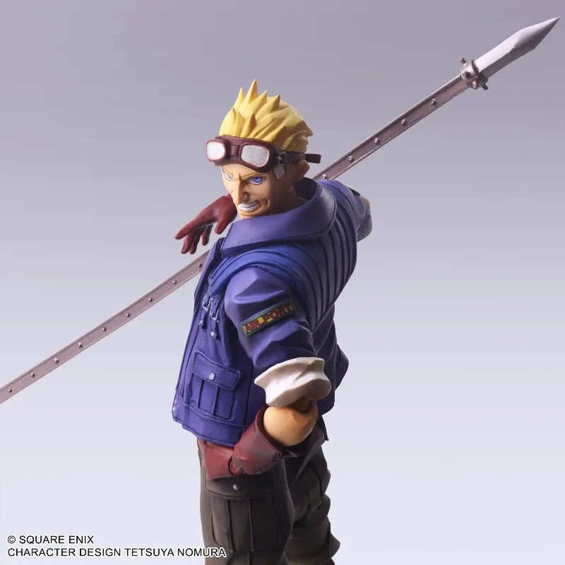 In Stock Square Enix Bring Arts Final Fantasy VII Cid Highwind Articulated Action Figure Anime Cartoon Action Figure Gifts Toys