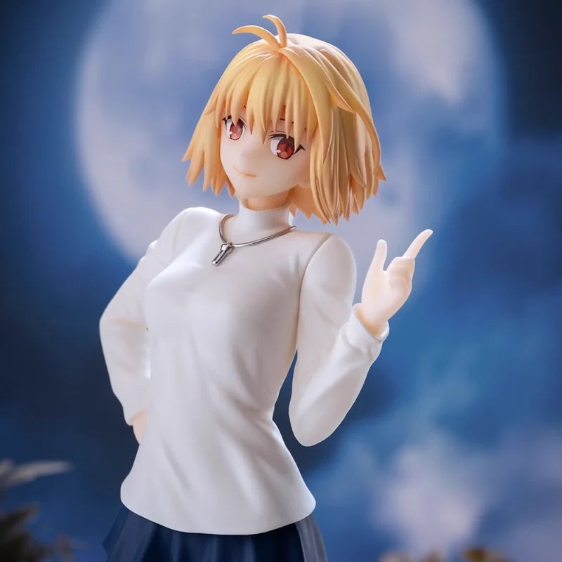 Auf Lager Original SEGA Tsukihime A Piccc of Blue Glass Moon Luminasta Arcueid Brunestud Anime Figur Modell Sammlerstück Geschenk