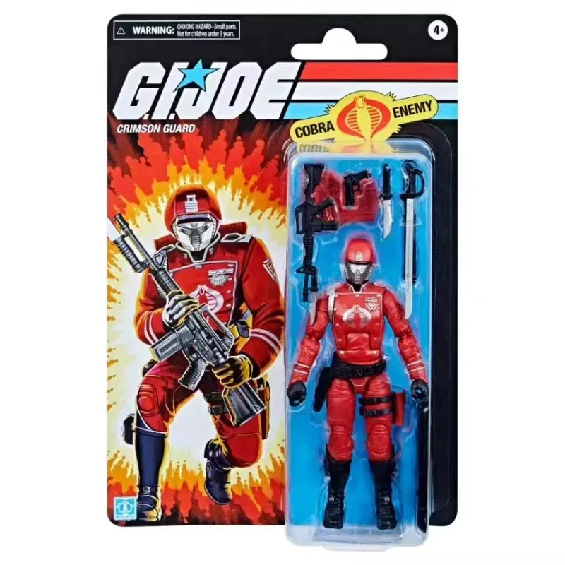 Original Hasbro G.I. Joe Classified Series Retro Cardback Crimson Guard Action Figure Toy Collection Model