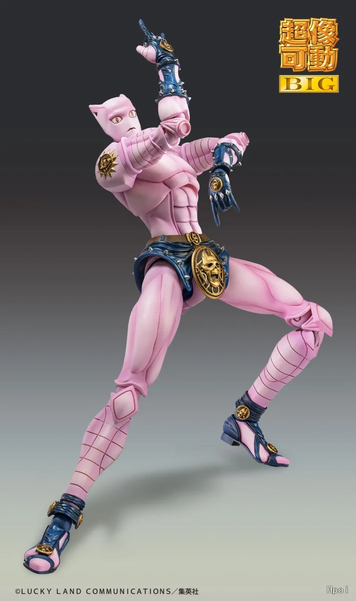 In Stock MEDICOS-E Super Action Statue BIG JoJo's Bizarre Adventure Part 4 Diamond Is Unbreakable Killer Queen Action Figure