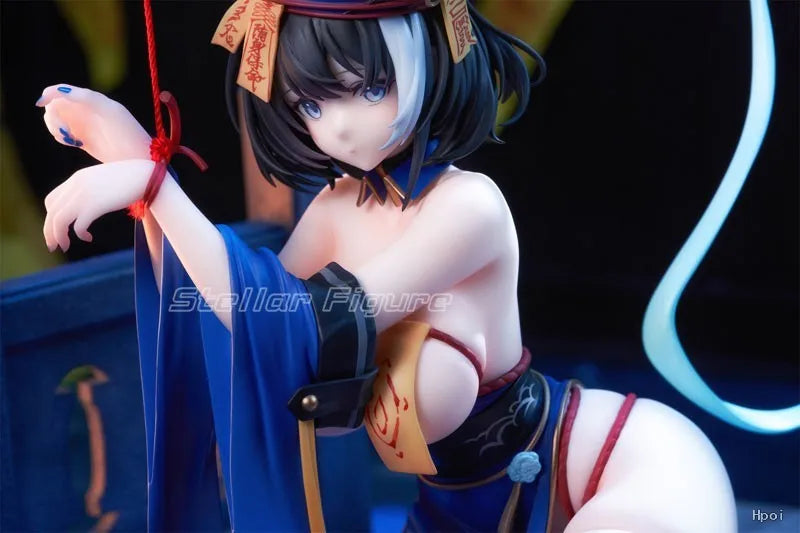 【SF】In Stock AniGame AmiAmi Azur Lane Huajia Happy Festive Zombie Night 1/6 Scale Figures Model Collection Gift