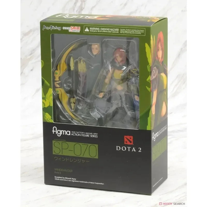 In Stock Authentic Max Factory Figma SP-070 Dota 2 Windranger Articulated Action Figure, Collectible Toy Gift