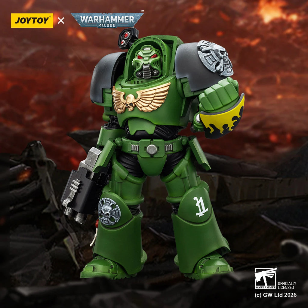 【MT】Original JOYTOY Warhammer 40K Salamanders Terminator 1/18 Action Figure Toy Collection