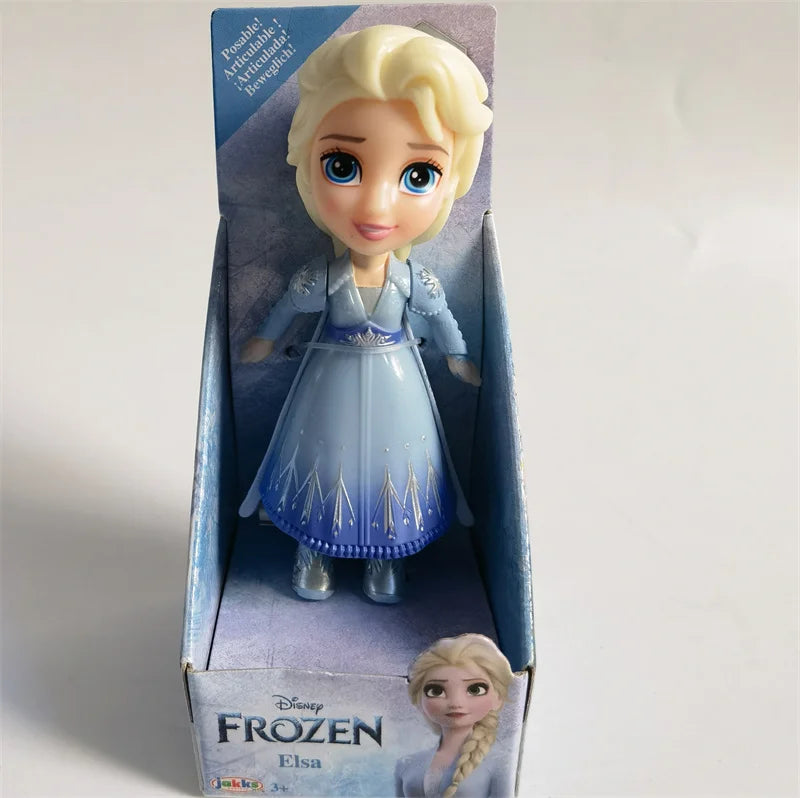 New Hot Disney Princess Miniature Doll Model Rapunzel Ariel Snow White Poseable Cute Anime Action Figure Model Frozen Gift Toy