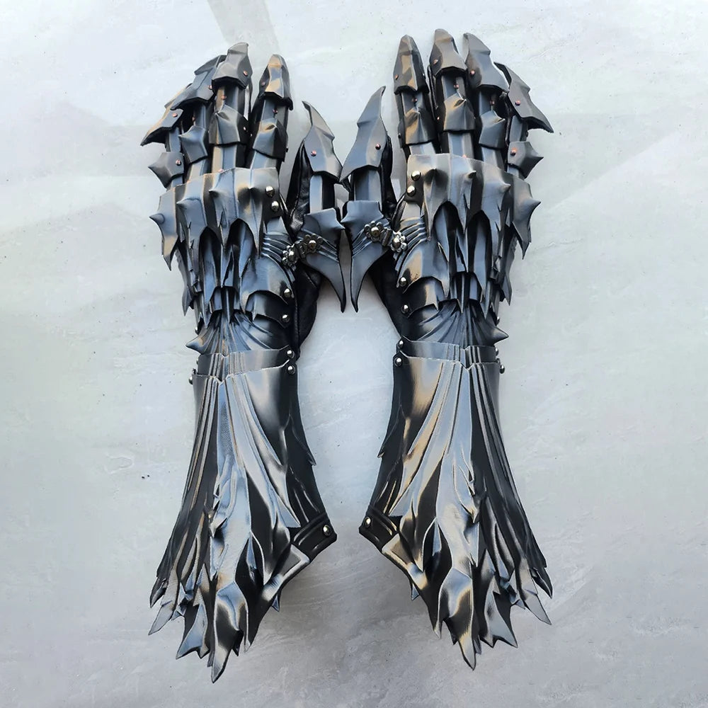 Gloves3D printed silk PLA material, a pair of cosplay prop gloves can be customized dragon-shaped gloves props boys gifte