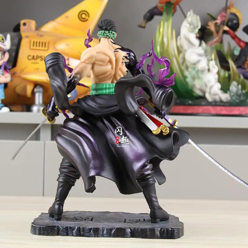 24CM One Piece Anime Figure Roronoa Zoro Action Figure Zoro Action Collection Figurines Gift Gk Toys Cartoon Model Birthday Gift