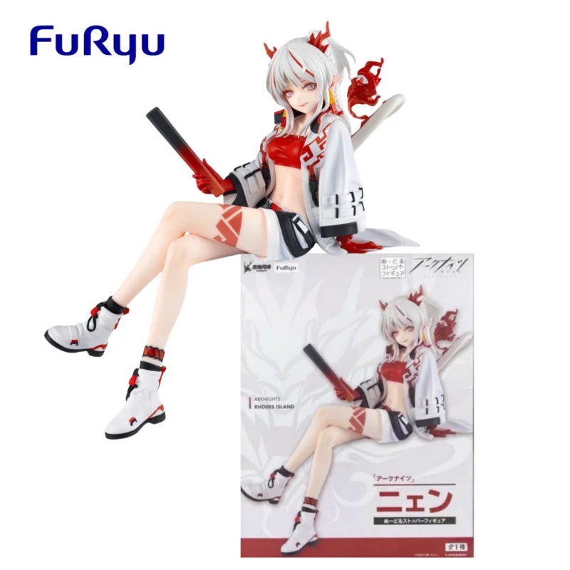 Auf Lager Original FuRyu Arknights Rhodes Island NIAN Energy Link Version‌ Noodle Stopper Figuren Anime Figur Modell Sammlung