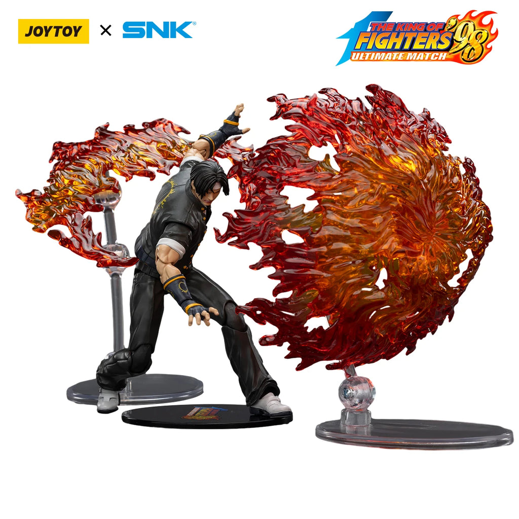 [AUF LAGER] JOYTOY SNK 1/18 Action-figuren KOF 98UM Hero Team Kyo Kusanagi &amp; Goro Daimon &amp; Benimaru Nikaido3PCS Modell Geschenk
