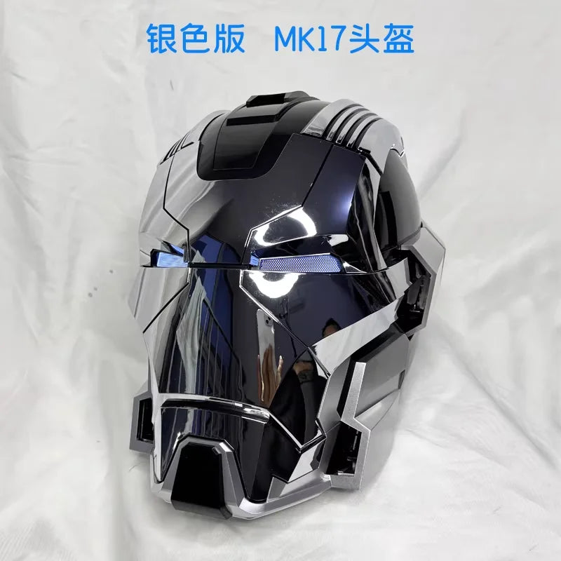 【English Ver. in-stock Now】Nobody Genuine Iron Man Helmet MK17,Voice Control  Auto-Opening Collectible Mask, Anime Cosplay Prop