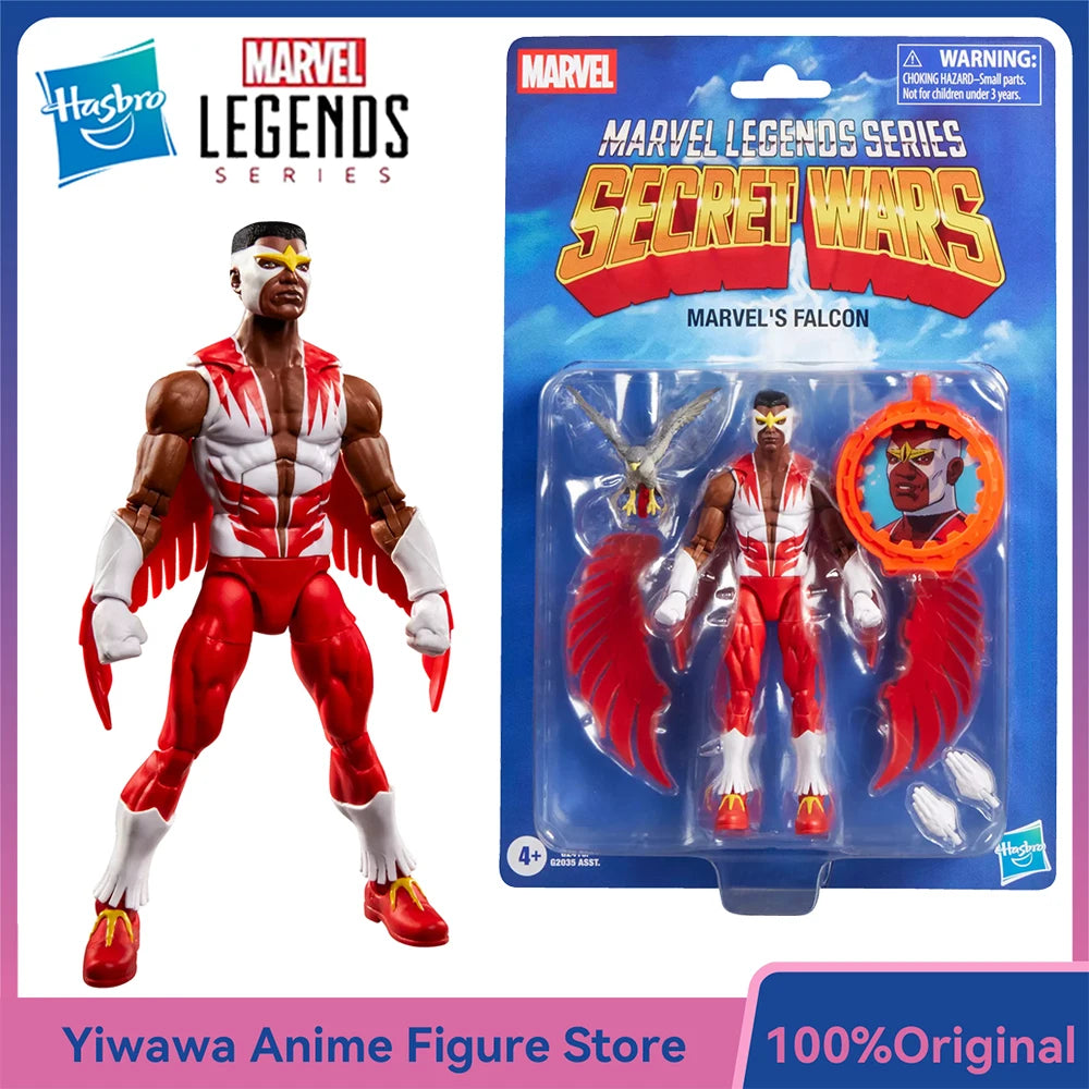 Original NEW Hasbro Marvel Legends Series Secret Wars Marvel's Falcon 15cm Anime Action Figure Model Cardback Toys