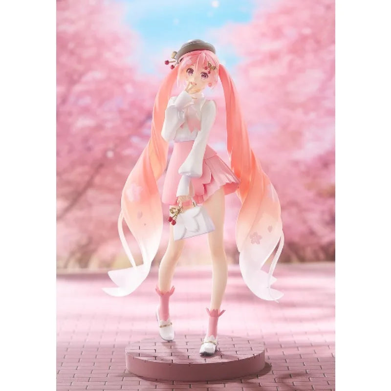 GSC Genuine POP UP PARADE Anime Figure Flower-viewing Outfit Action Figure Toys for Boys Kids Gift Collectible Model Ornaments