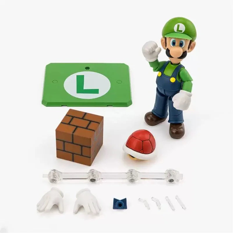 Bandai SHF Super Mario Luigi Cuckold Action Figure Available in stock