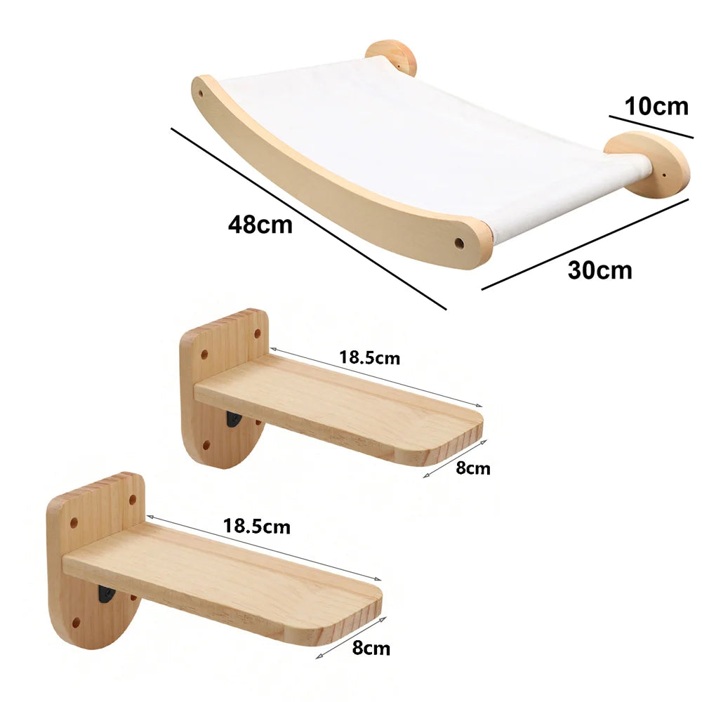 Cat Tree Tower Sisal Stairs Scratching Post Indoor Cats Gym Catwalk In Sky Accessories Toy Cat Climbing Shelves