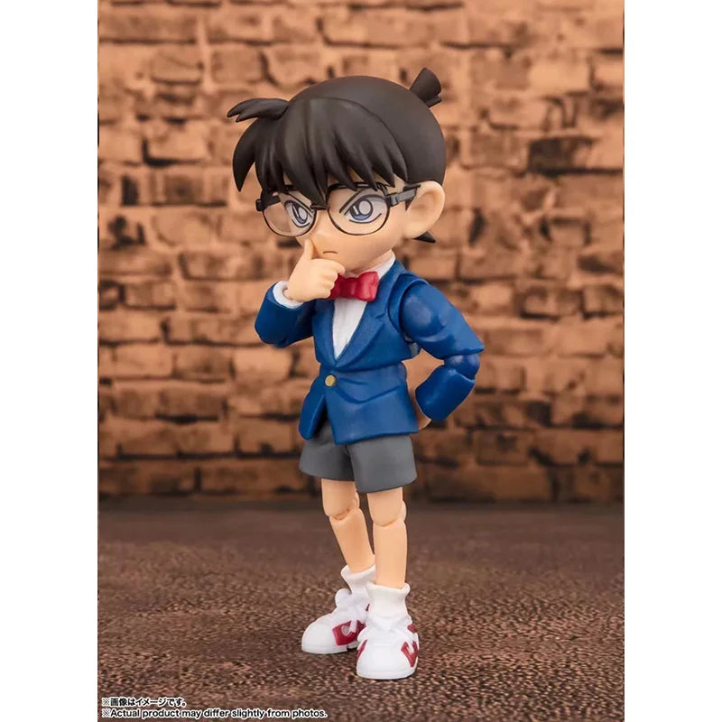 100% Original BANDAI S.H.Figuart SHF Conan Edogawa Resolution Part Detective Conan In Stock Anime Action Collection Figures Toys