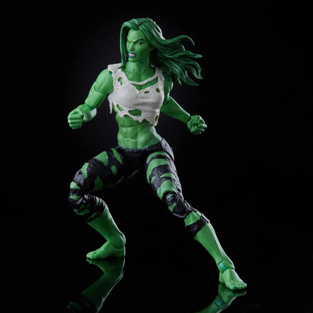 Marvel Legends Exklusive She Hulk Hulkettes Angry &amp; Normal Head Version Keine zusätzlichen offenen Hände 6" Lose Actionfigur