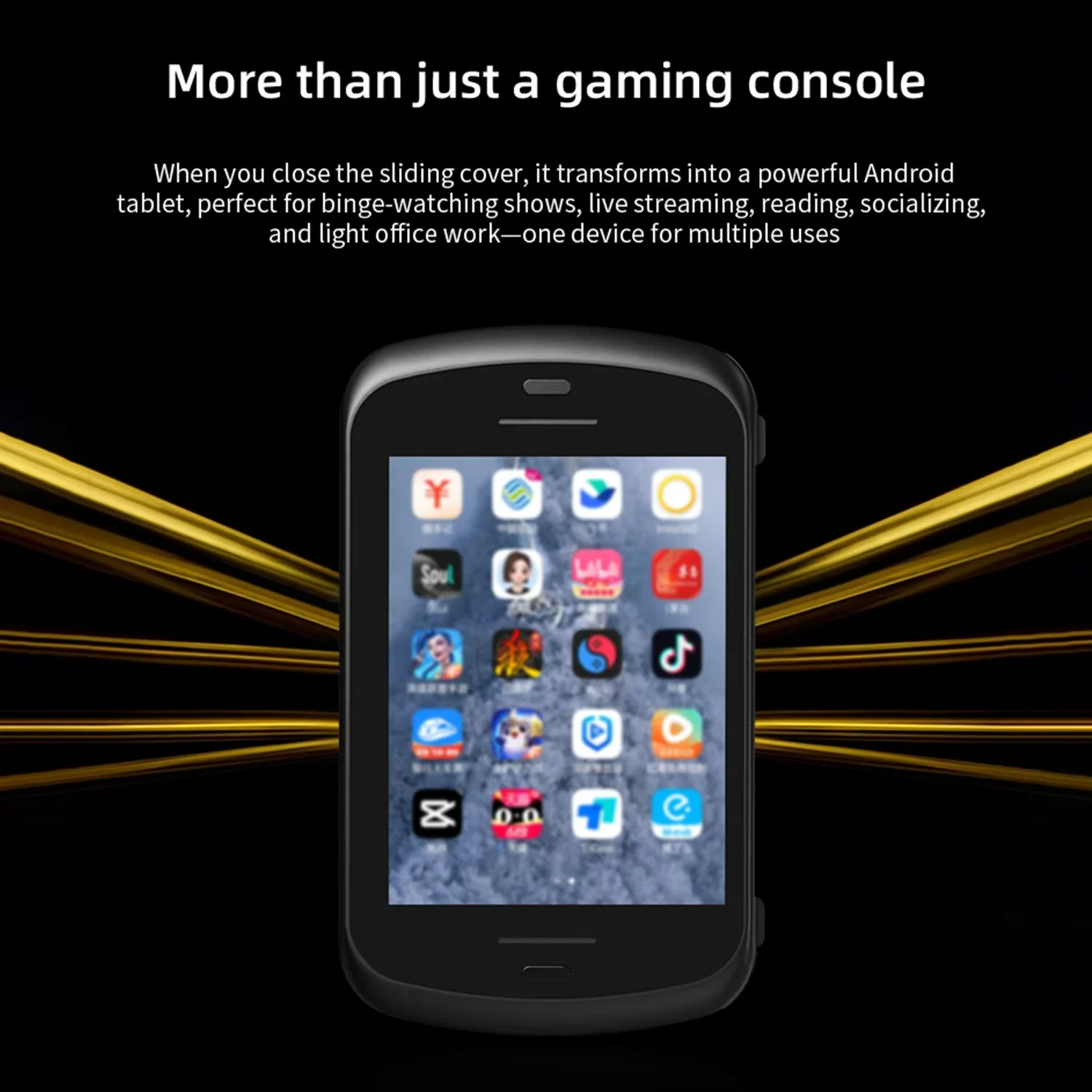 ANBERNIC RG Slide Video Handheld Game Console 4.7inch LTPS In-Cell Screen Android six-axis gyroscope 5000mAh 512G PSP PS2 Game