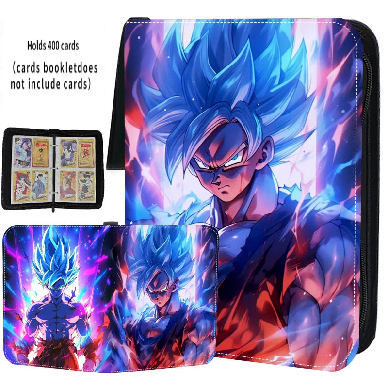 Anime 400- 900 Pcs Dragon Ball Goku Freeza Card Book Pu Super Large Capacity Card Binder Display Game Collection Card Kids Gift