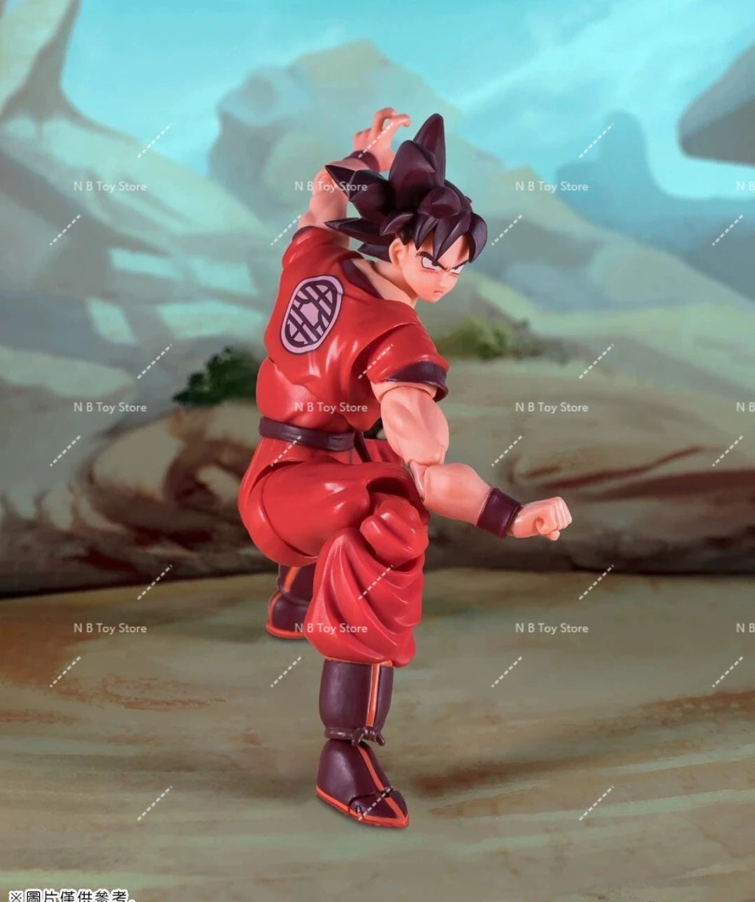 In Stock DF Demoniacal Fit Dragon Ball SHF Son Goku Kaio Ken 16000 Power Level Anime Action Figures Model Toys Collector