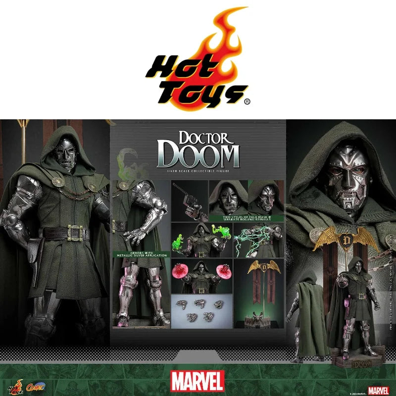 In Stock Original HOTTOYS HT 1/6 CMS022b《Marvel Comics》Doctor Doom Special Edition Action Figures Collectable Model Toy Gift