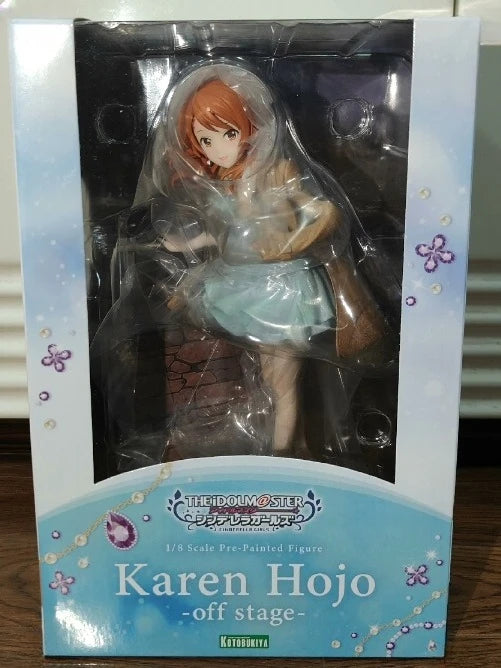 Hot Sale Original Kotobukiya -off Stage- THE IDOLM@STER Cinderella Girls Hojo Karen 1/8 21CM Limited Edition Toys Model Statue
