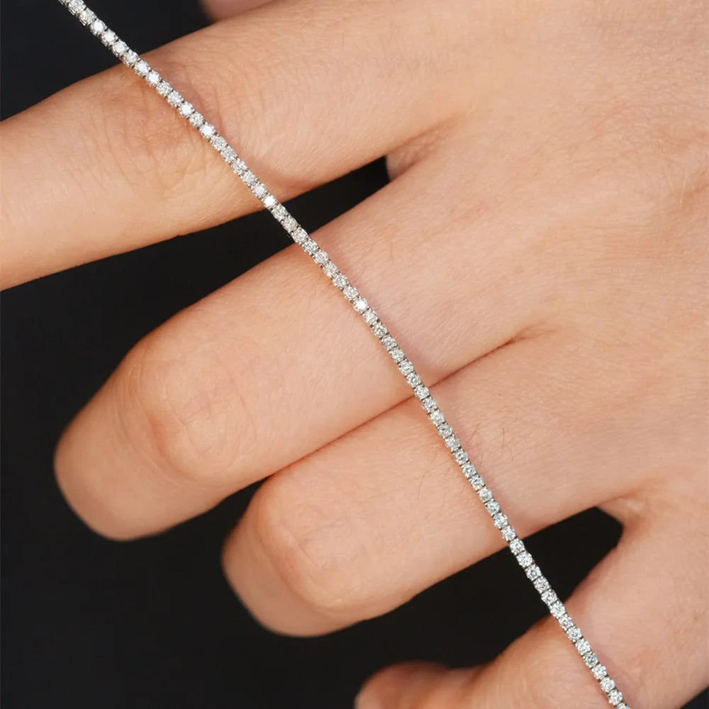 Shelly Real 18K Solid Yellow White Gold AU750 Jewelry Natural Diamonds Gemstone Ruby Colors Rainbow Sapphire Bracelets for Women