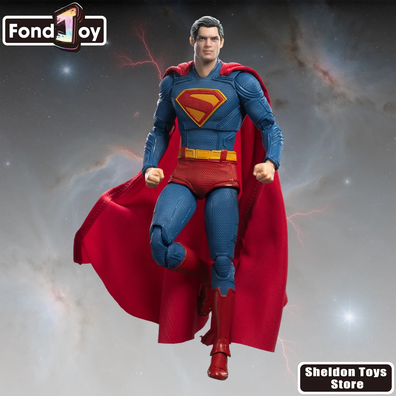Fondjoy Superman (2025) Action Figure Toys DC Hero Model Movable Doll Fans Collection Clark Kent Figure Ornament Gifts Kal-El