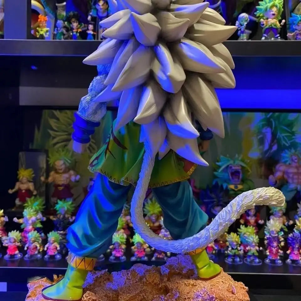 Anime Dragon Ball Figure Ultra Instinct Son Goku Saiyan 5 Pvc Sculpture Doll Decoration Model Collection Gifts