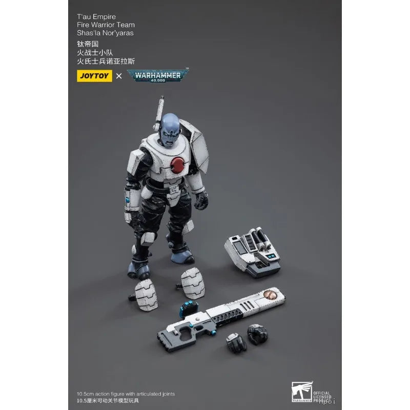 [In Stock] JOYTOY Original 40K1/18 Mobile Doll Warhammer 40000 Titanium Empire Fire Warrior Quartet Mobile Joint Model Toy Gift