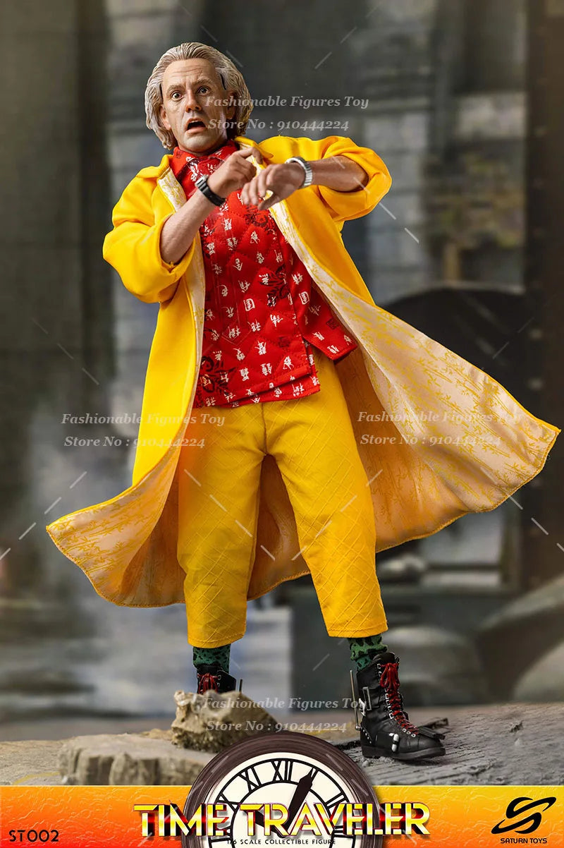 Saturn Toys ST002 1/6 Men Soldier Time Traveler Crazy Scientist Full Set 12Inch Action Figure Model Collectible Dolls