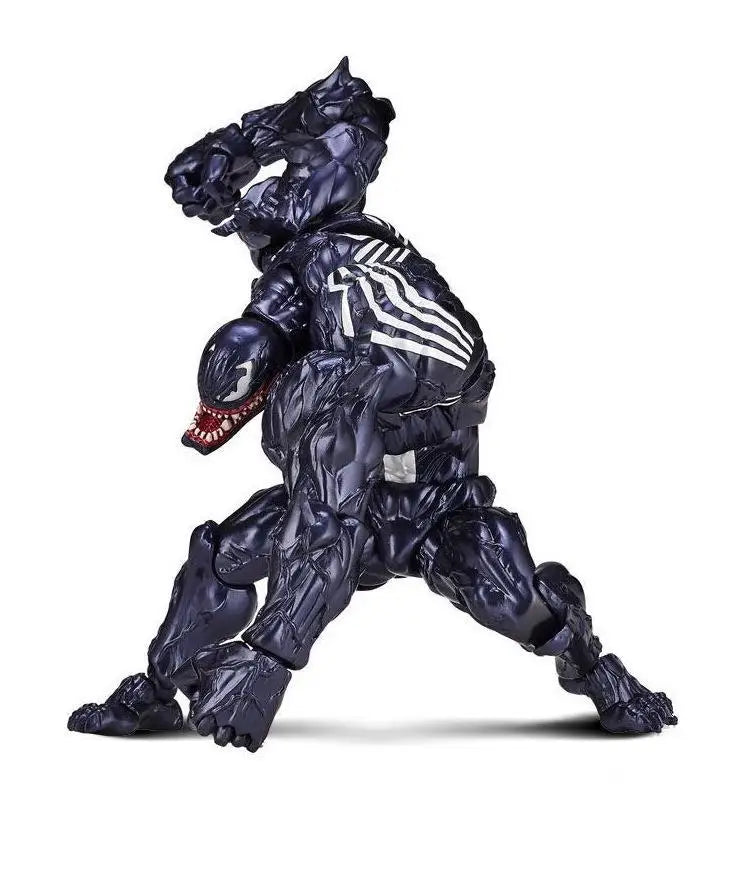 Venom AMAZING YAMAGUCHI legends Action Figure Joint Movable Change Face Statue Model Collectible kids for Toy Gift