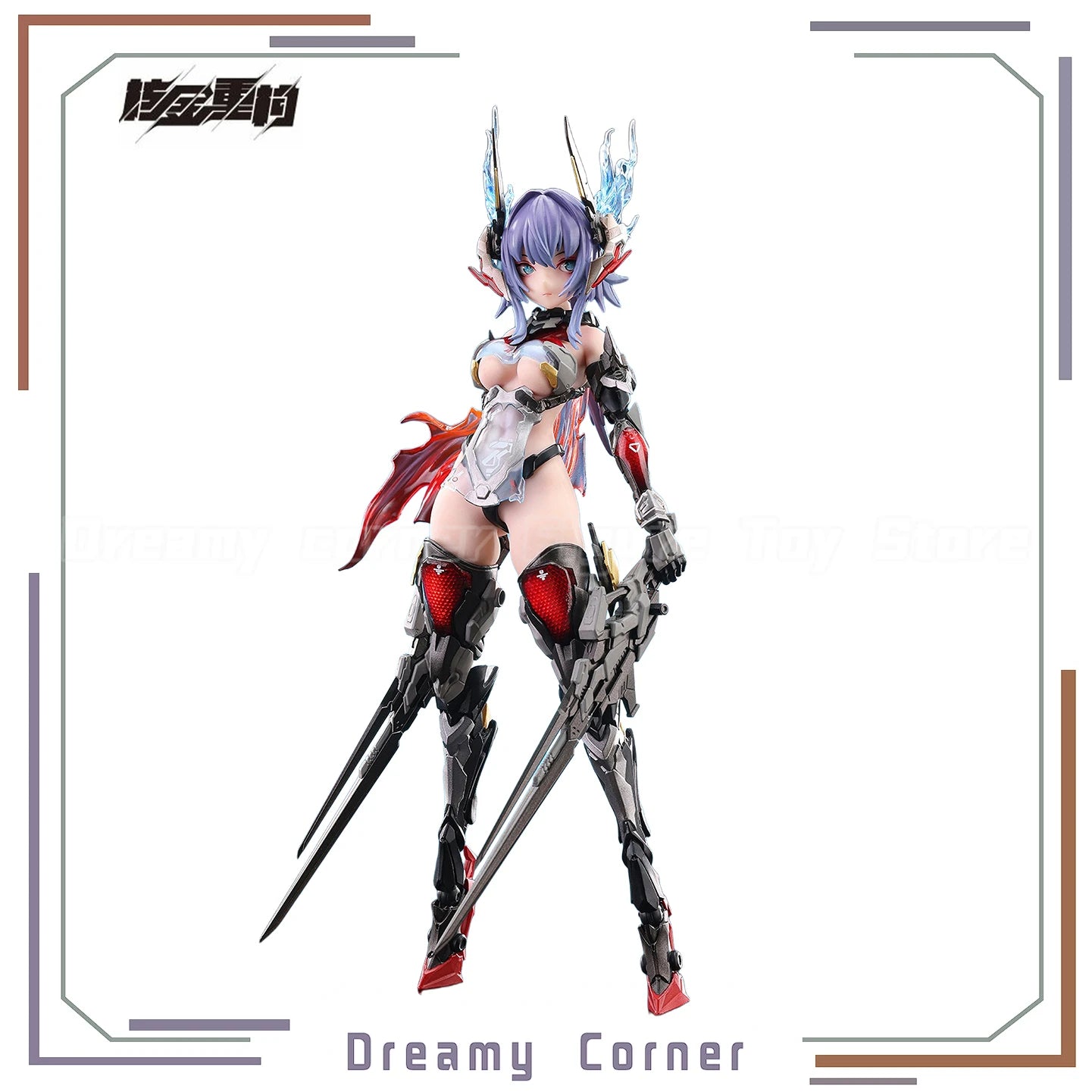 【In Stock】Original Nuclear Gold Reconstruction AniMester Thunderbolt Barbera Red 1/9 Action Figure Toys Collection Model