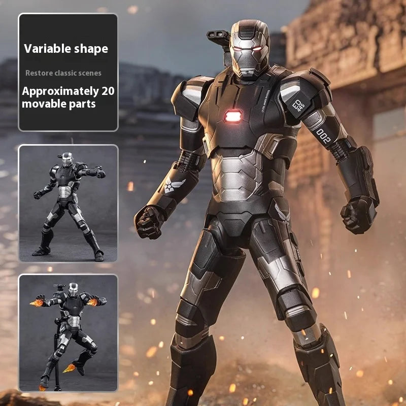 New ZD Toys Figure Model War Machine MK2 Iron Man Action Figure Model Doll Joint Movable Custom Kid collect Toy Birthday Gift
