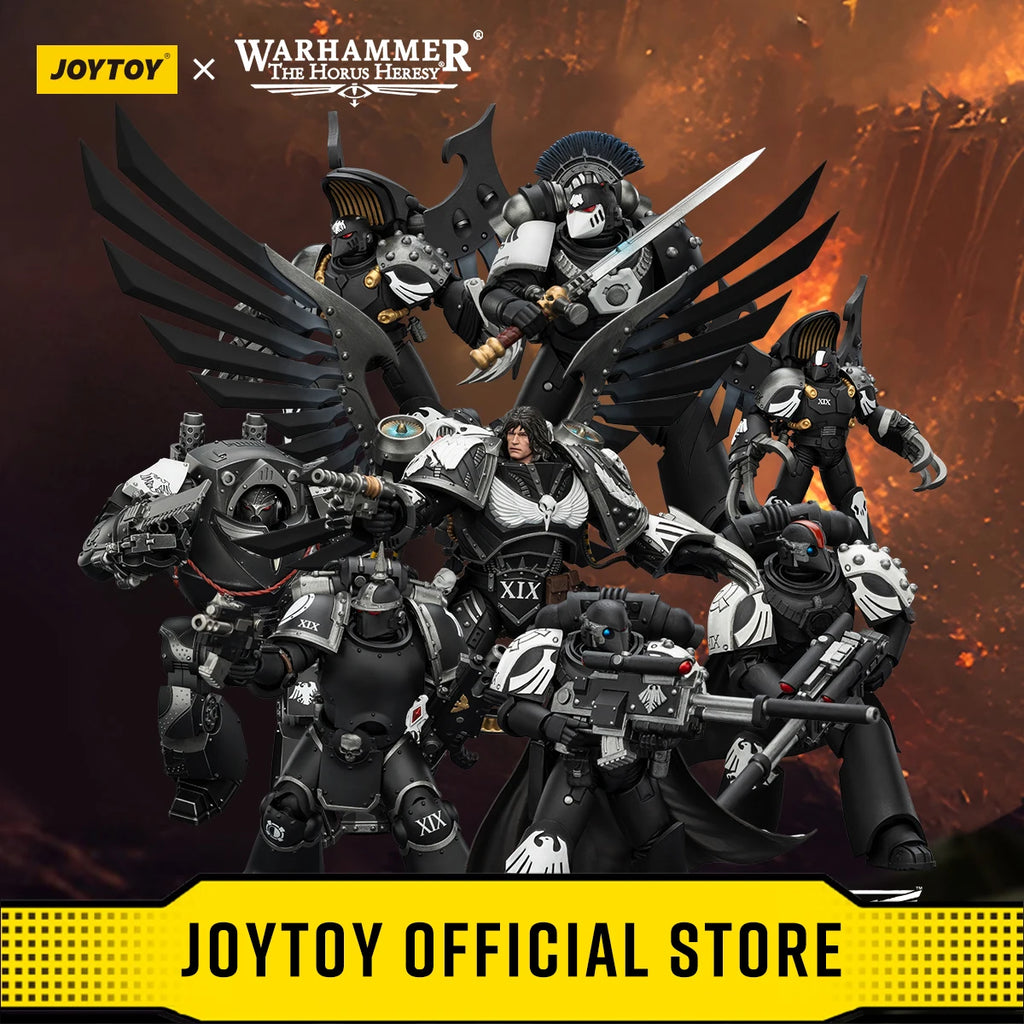 JOYTOY Warhammer "The Horus Heresy" 1/18 Action Figures Raven Guard Corvus Corax, Primarch of the XIX Legion Raven Guard