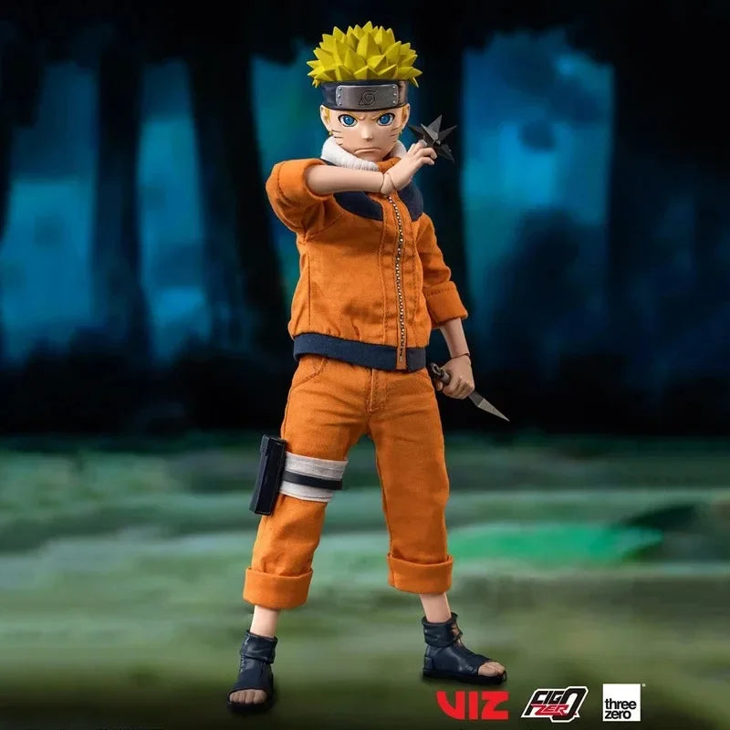 In Stock Original NARUTO Uzumaki Naruto Threezero FigZero 1/6 PVC 25CM Anime Action Figure Model Collection Boxed Toys Gifts