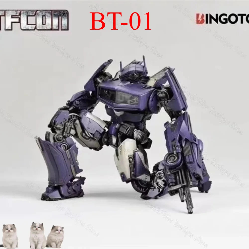 24-hour shipping Transformed toys Bingotoys BT-01 BT01 Silenced Vibration Wave Man Action Figure Toy Collection Gift