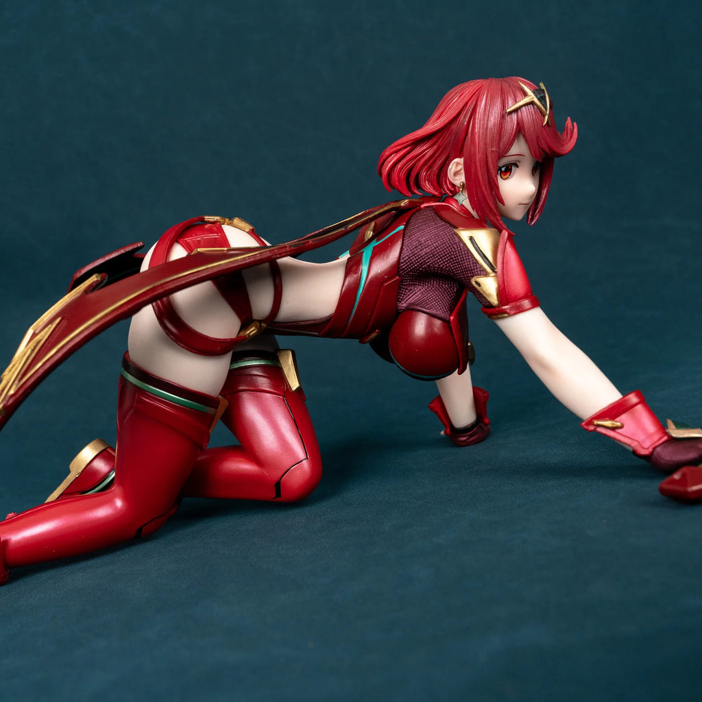 15cm Xenoblade Chronicles 2 Homura Lie Down Game Girl Figure Model Statue Boys Collection Desktop Decoration Ornament Toys Gifts