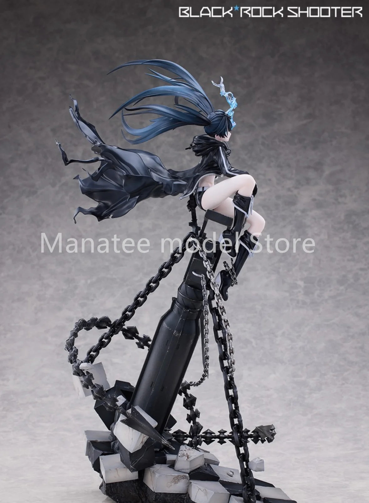 100% Original Black Rock Shooter PVC Action Figure Anime Model Toys Figure Collection Doll Gift