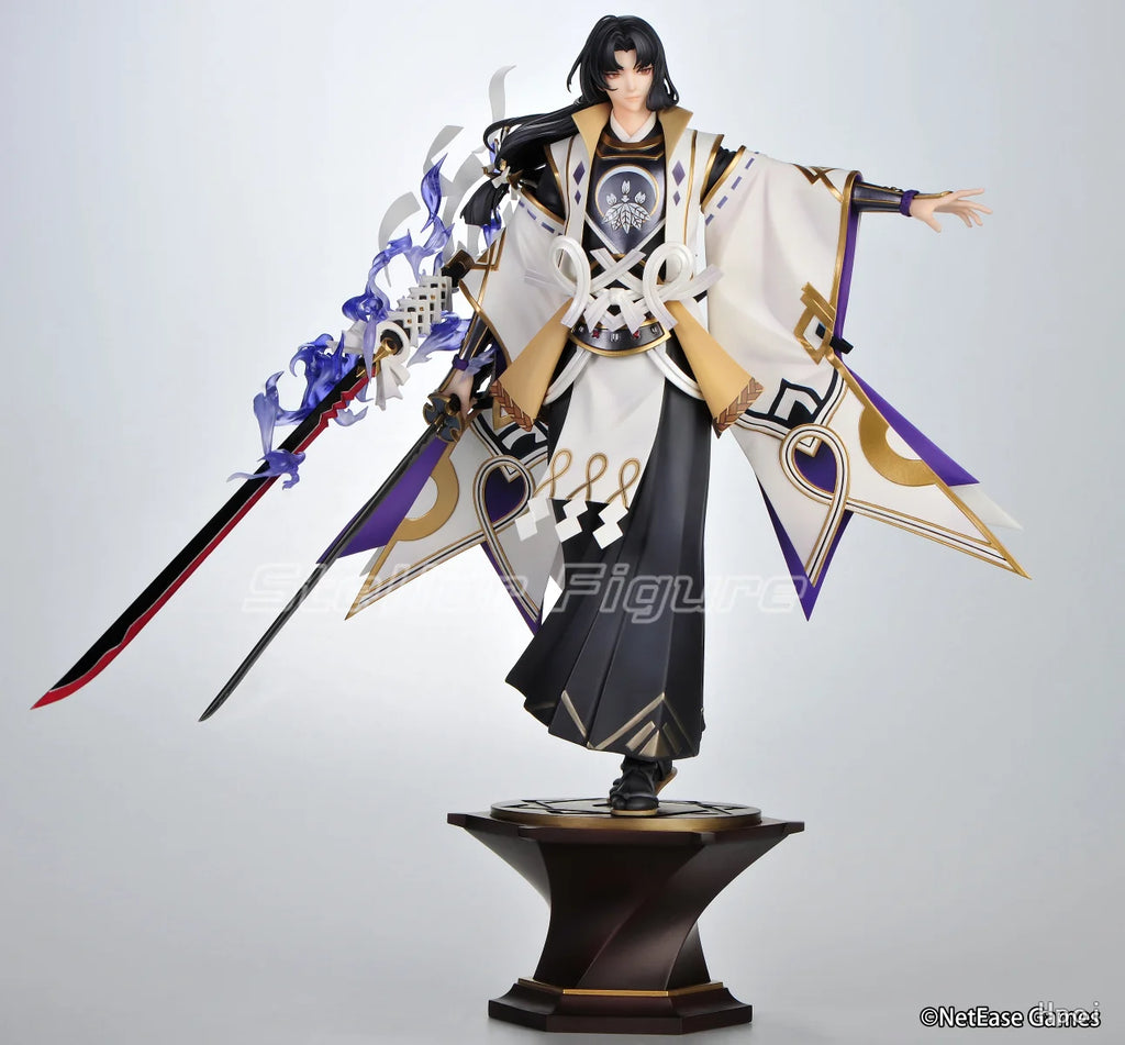 【SF】In Stock Original WINGS INC Onmyoji Onikiri Frostwind White Hibiscus 1/7 Scale Figures Model Animation Collection